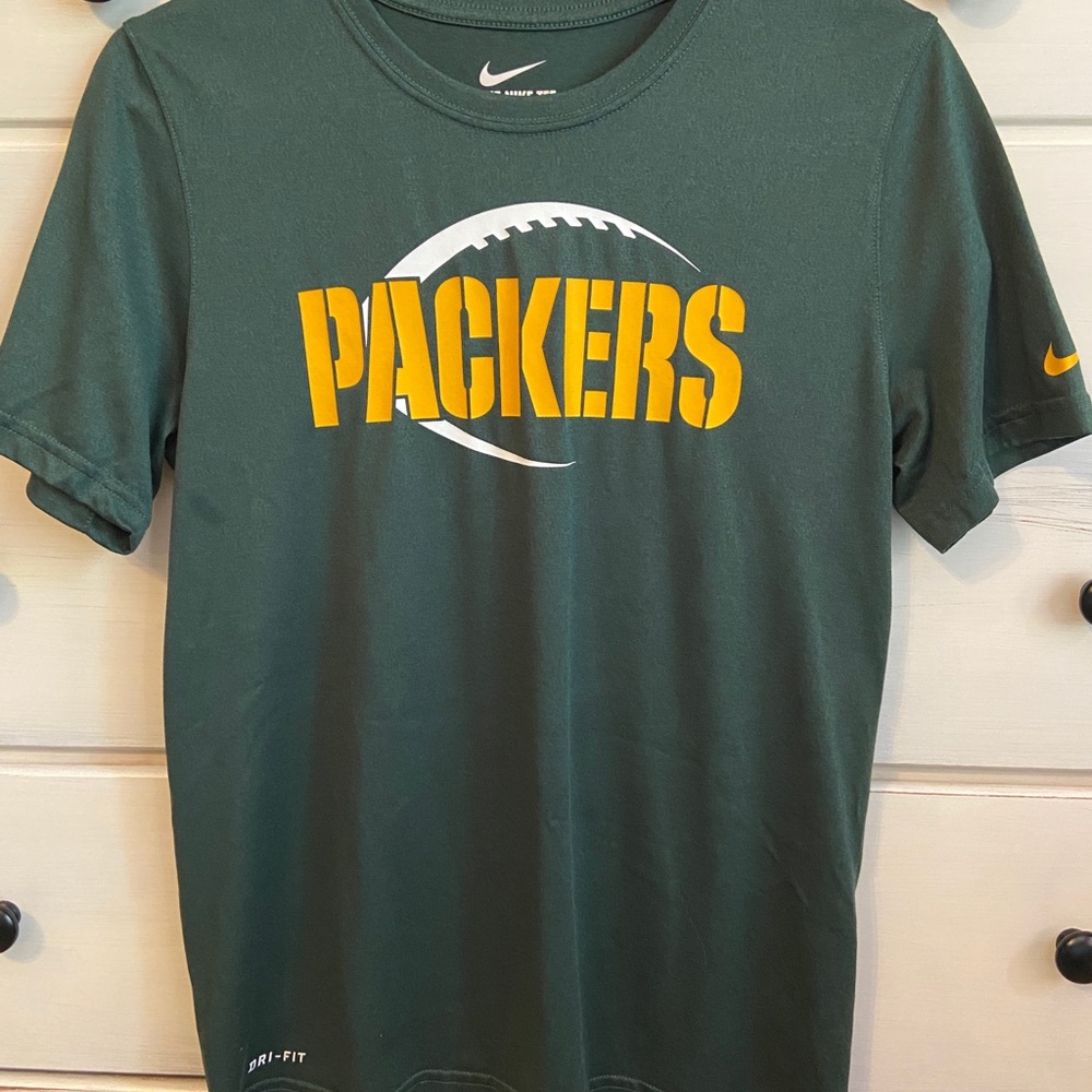 SOLD - Youth Large - Green Bay Packers Nike Shirt